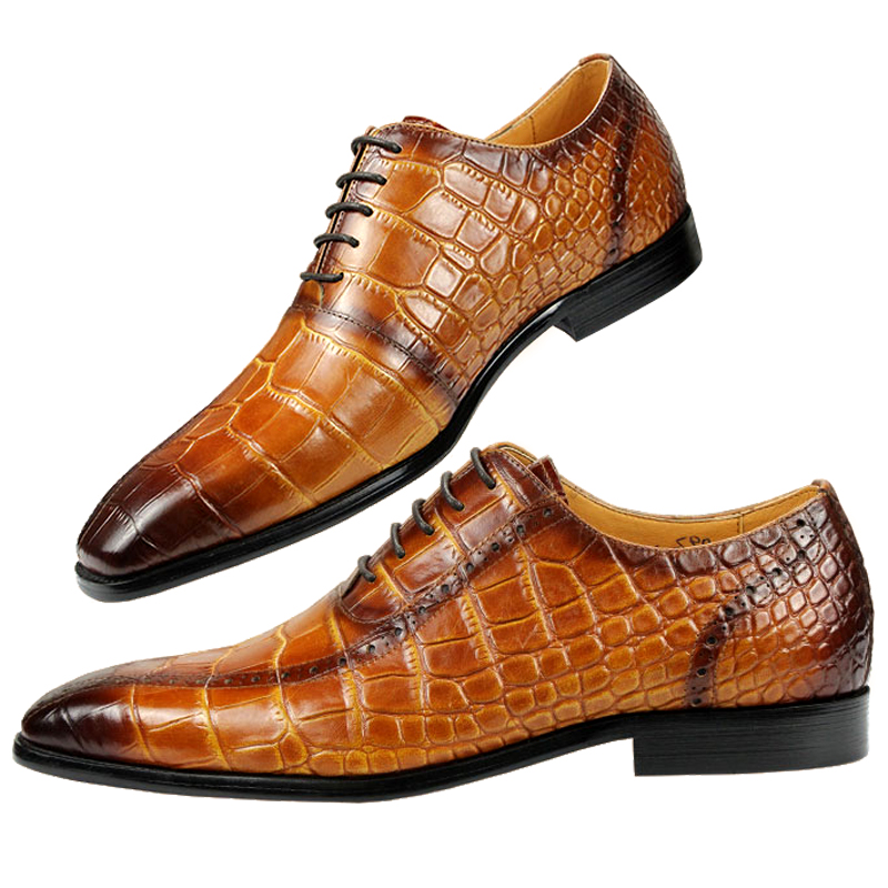 High-end Men's Dress Leather S - Men Shoes Yellow review and price
