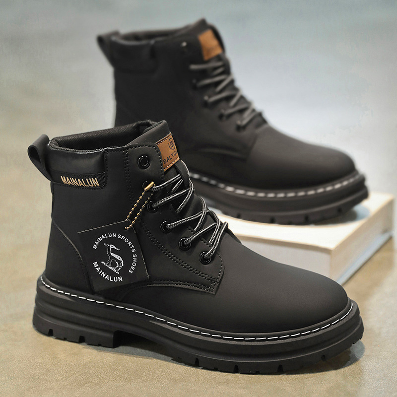 Classic Men High Top Boots Hig - Men Shoes Yellow review and price