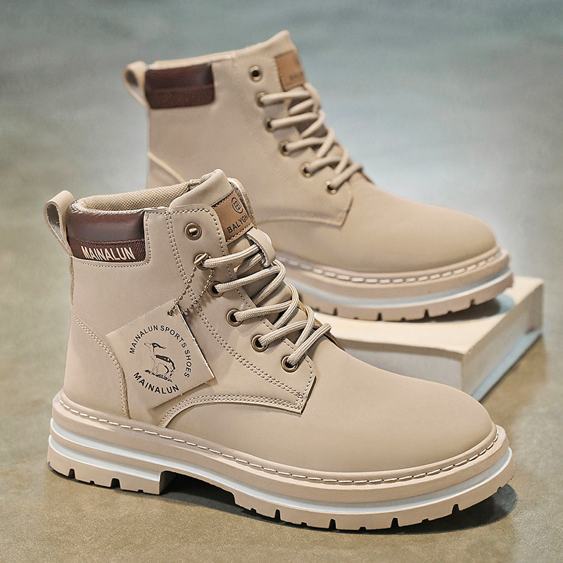 Classic Men High Top Boots Hig - Men Shoes Yellow review and price