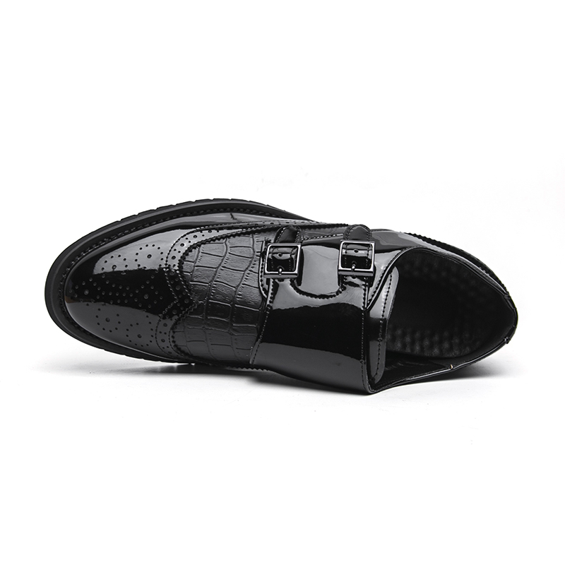 Men Patent Leather Monk Strap  - Monk Strap Shoe review and price