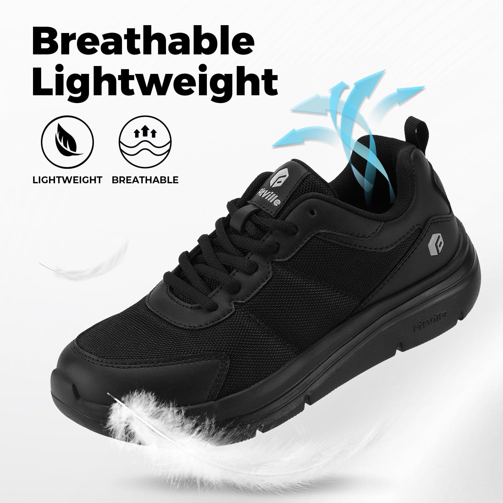FitVille Men's Walking Shoes W - Men'S Shoes Plantar Fasciitis review and price