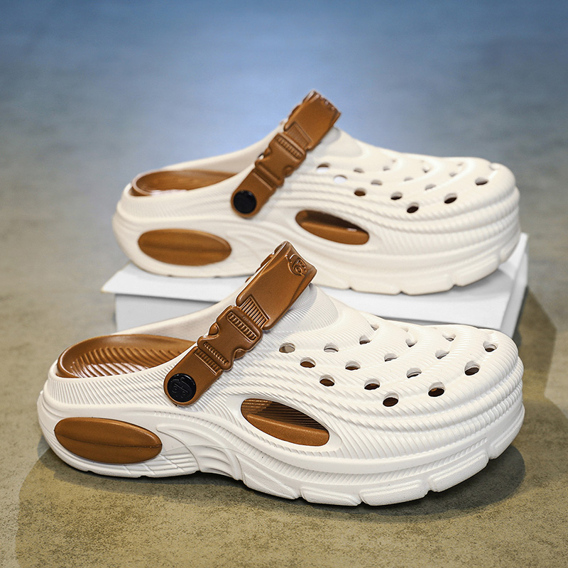 Men's 5cm Thick Sole Clogs Sli - Men'S Shoes Popular review and price