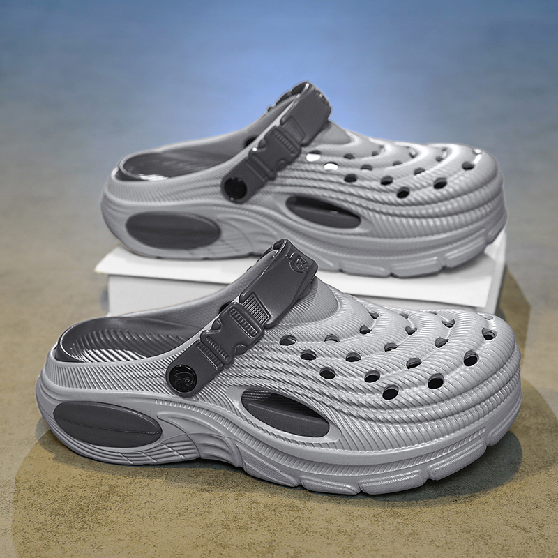 Men's 5cm Thick Sole Clogs Sli - Men'S Shoes Popular review and price