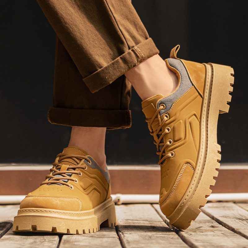 2025 Men's Autumn New Fashion  - Men Shoes Yellow review and price