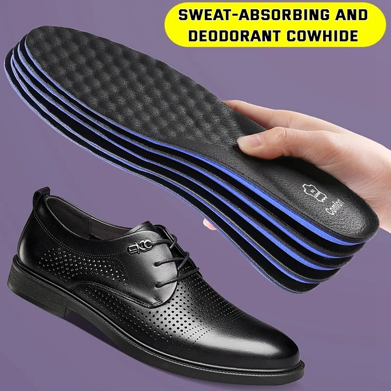 1Pair Leather Shoe Insoles for - Men'S Shoes Plantar Fasciitis review and price