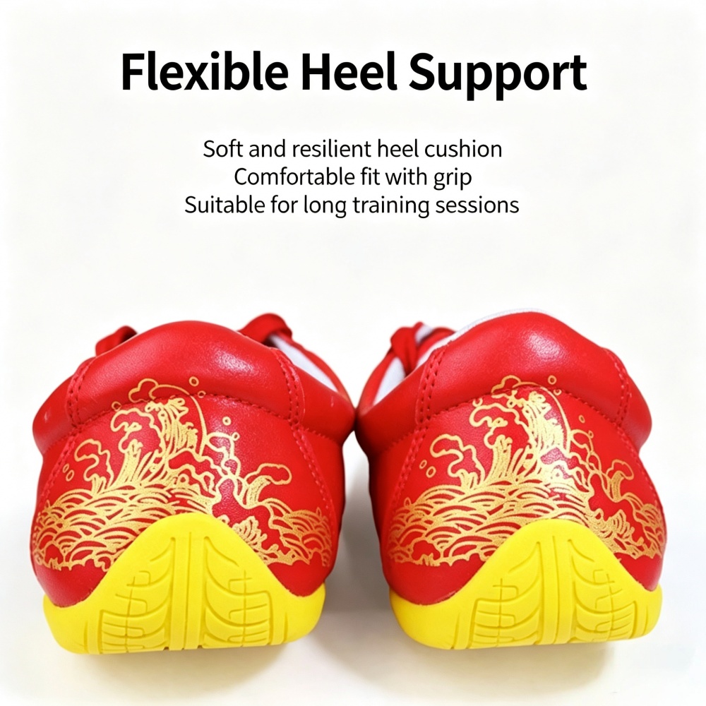 Genuine Leather Tai Chi Shoes  - Men Shoes Yellow review and price