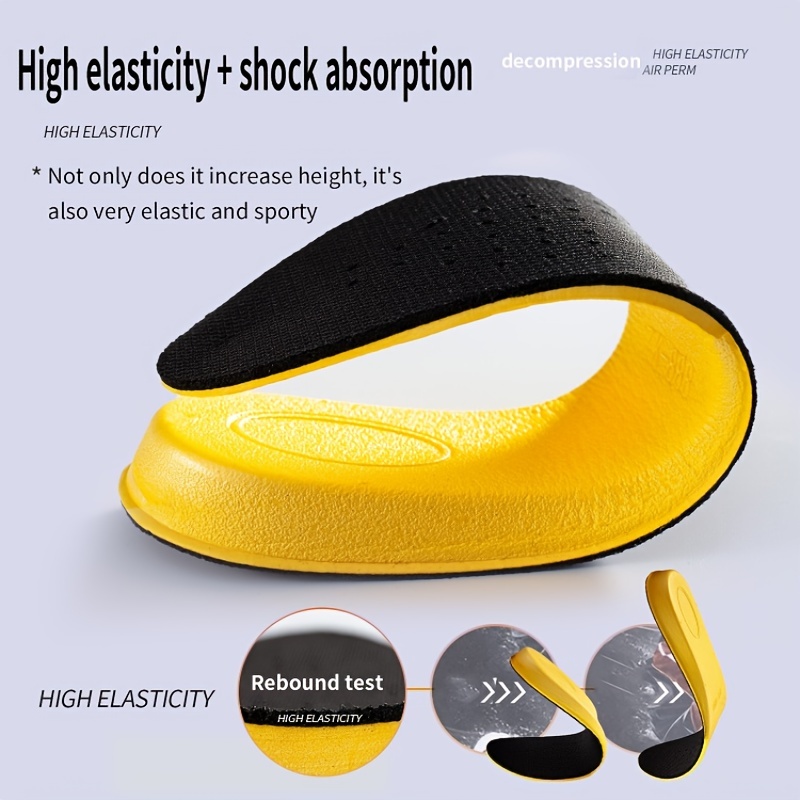 1 Pair 1.5-3.5cm Invisiable He - Men Shoes Yellow review and price
