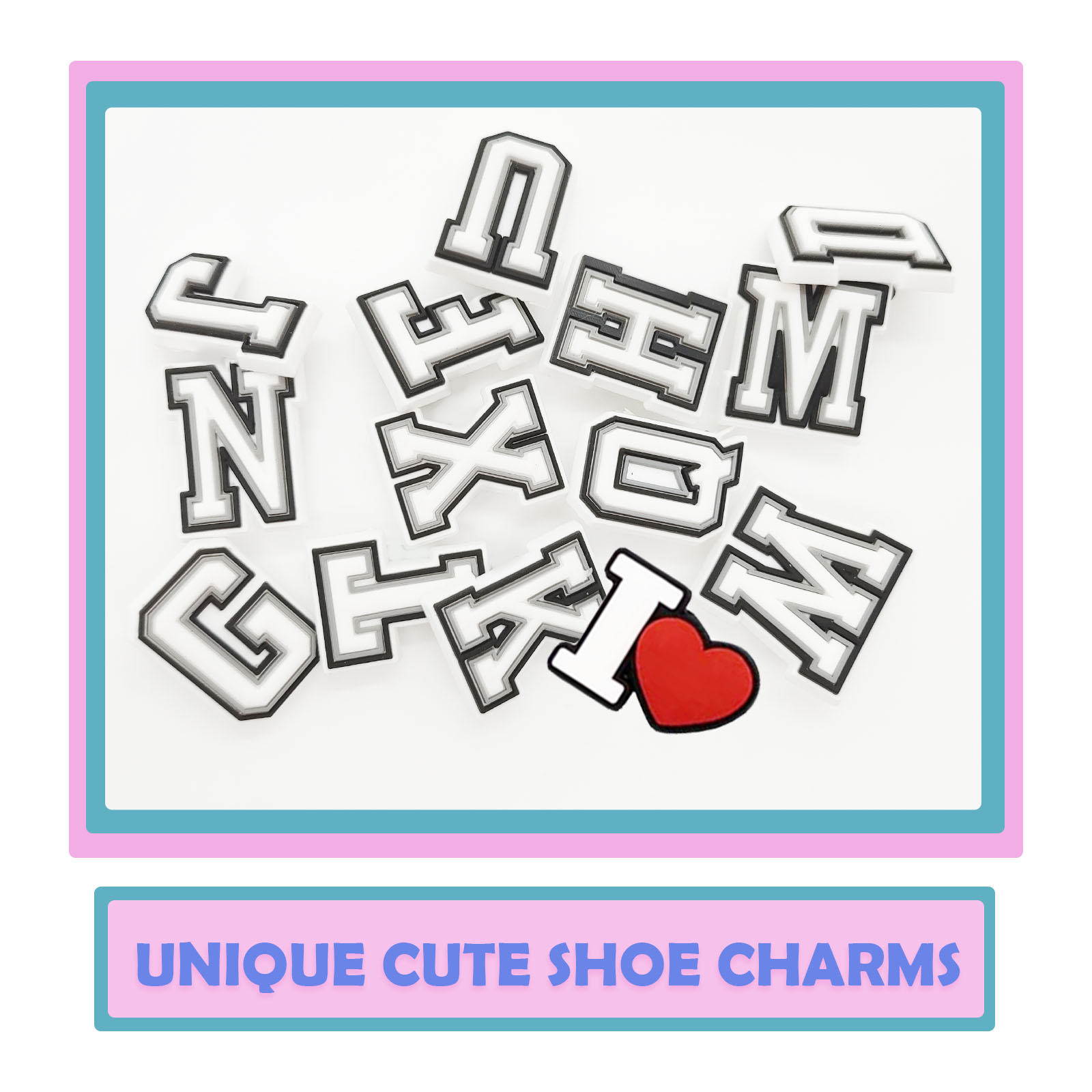 54Pcs Alphabet Shoe Charms - S - Men'S Shoes Variety review and price